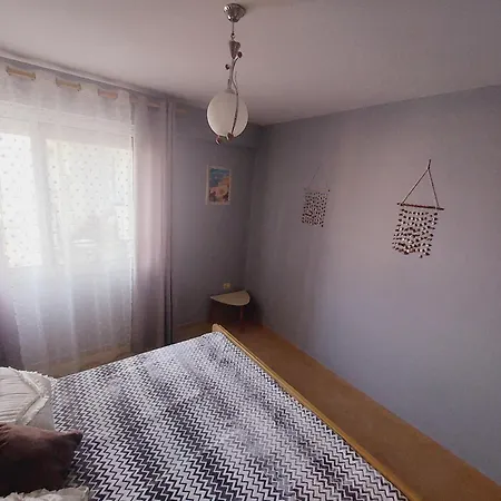 на пляже с видом на море Apartment *
