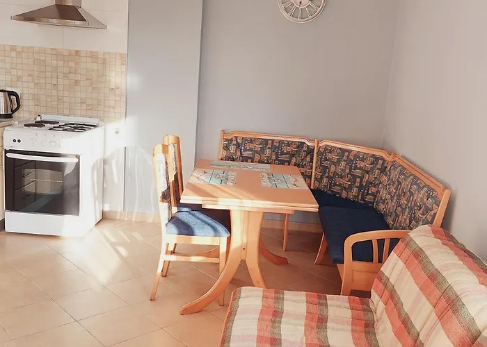 на пляже с видом на море Appartement